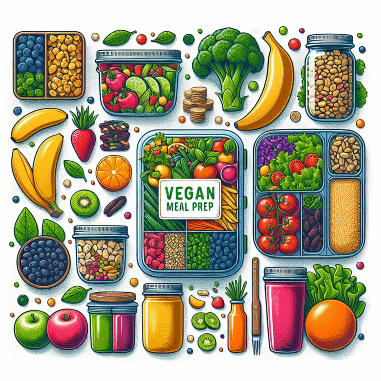 vegan meal prep snacks and sides for a balanced diet