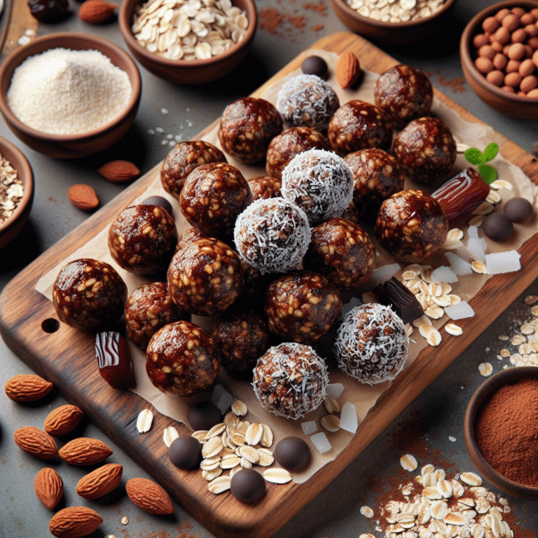 easy vegan snack balls for busy days