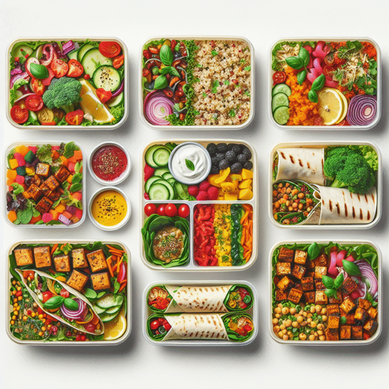 vegan meal prep lunches that are perfect for work