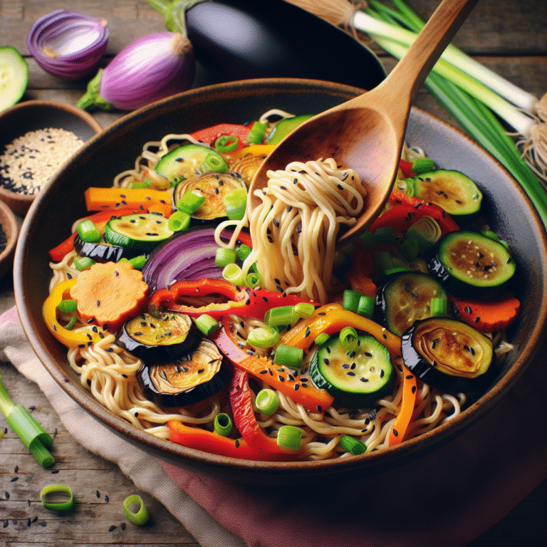 quick vegan noodles for a filling lunch