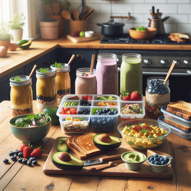 quick and simple vegan breakfast meal prep ideas