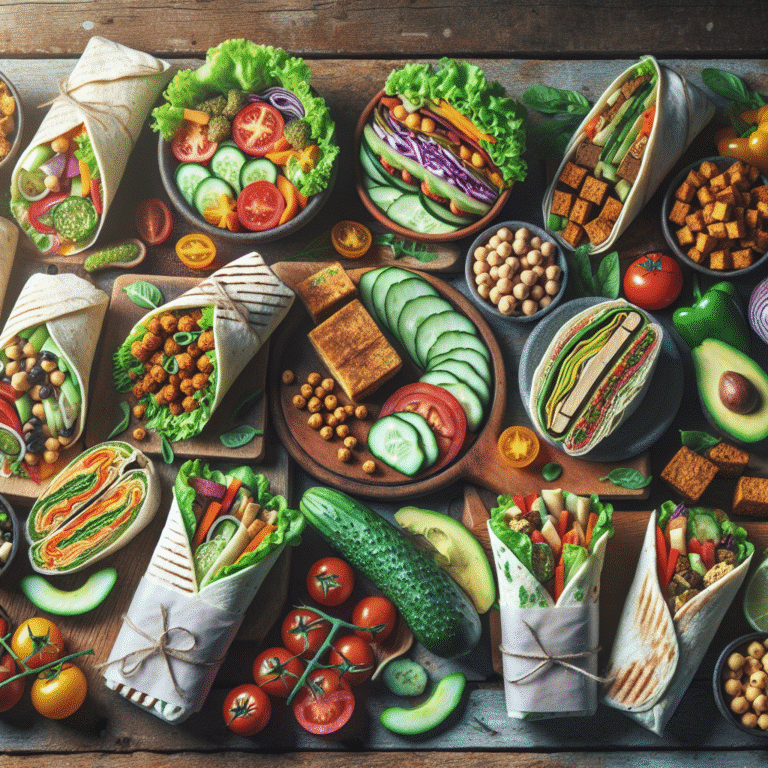 cheap vegan wraps and sandwiches