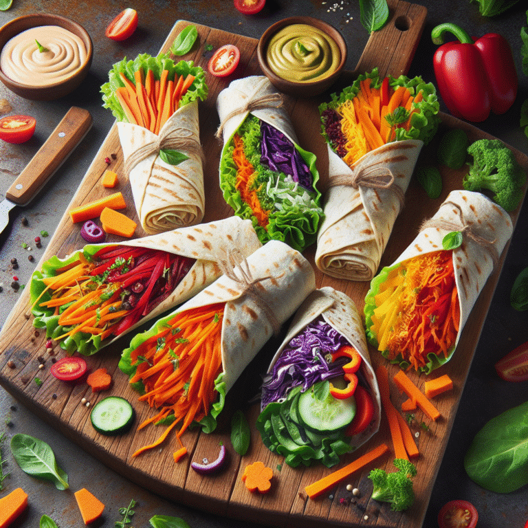 delicious vegan wraps on a budget
