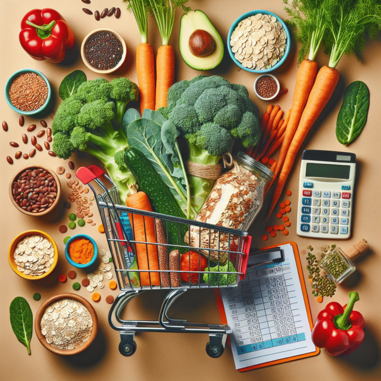weekly vegan meal prep shopping list for budgeting