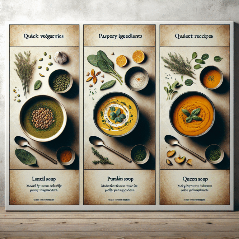quick vegan soups with pantry ingredients