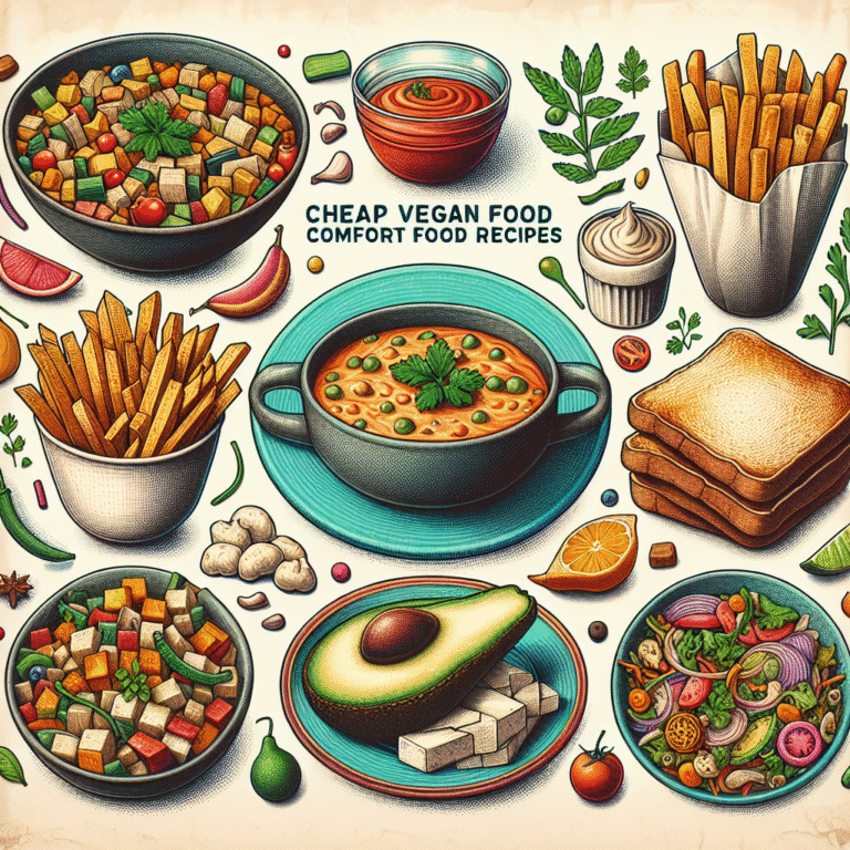 cheap vegan comfort food recipes