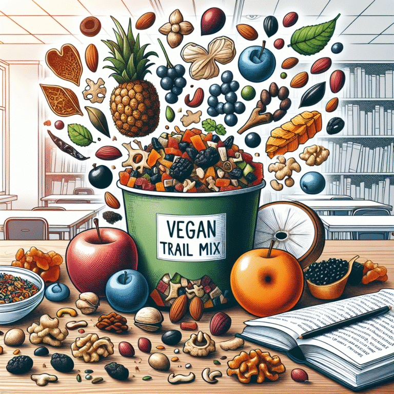 vegan trail mix combinations for students