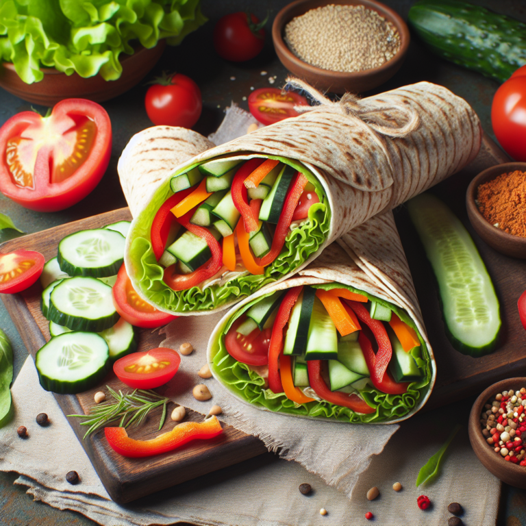 quick and easy vegan wraps for lunch