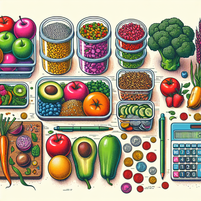 how to meal prep for vegan beginners on a tight budget