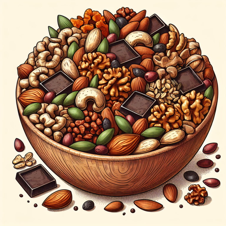 homemade vegan trail mix for snacking