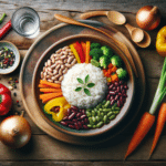 low cost vegan meals with rice and beans