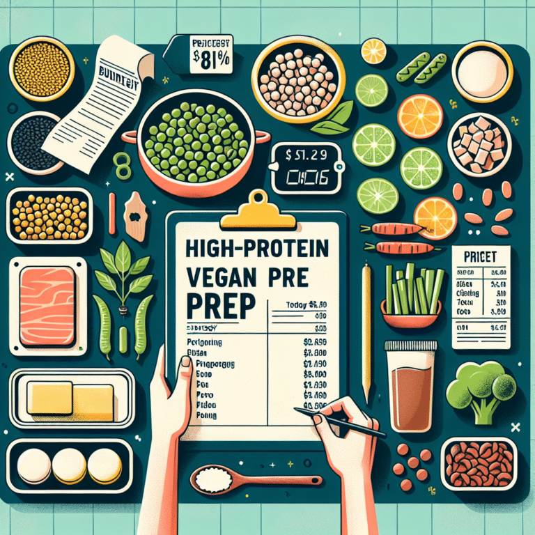 high protein vegan meal prep strategies on a budget