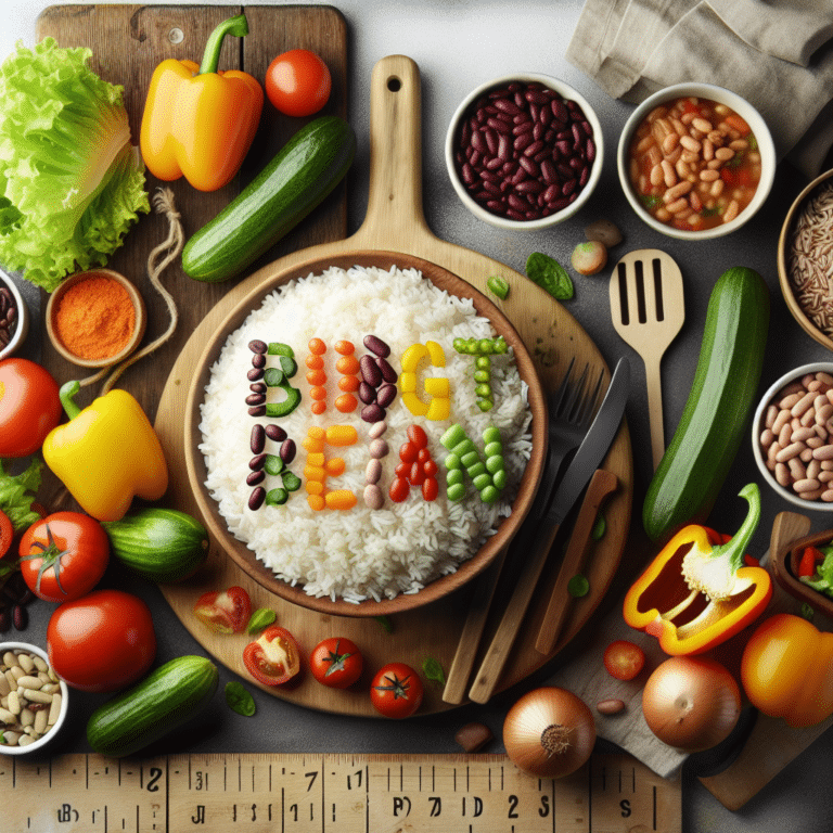 budget vegan meal prep with rice and beans