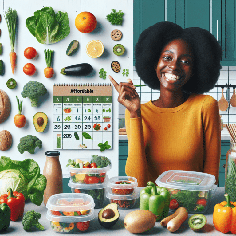 affordable vegan meal prep ideas for a week