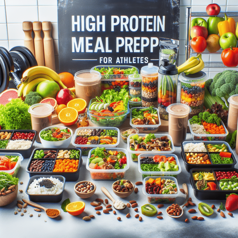 high protein vegan meal prep for athletes