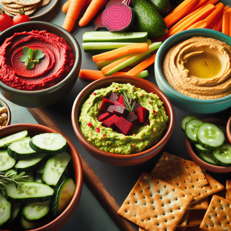 easy vegan dips for snacks