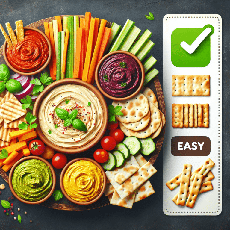 easy vegan dips for snacks