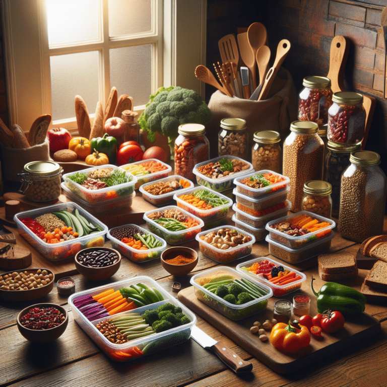 vegan meal prepping on a dime