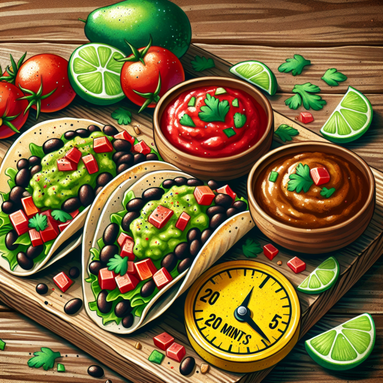 simple vegan tacos under 20 minutes