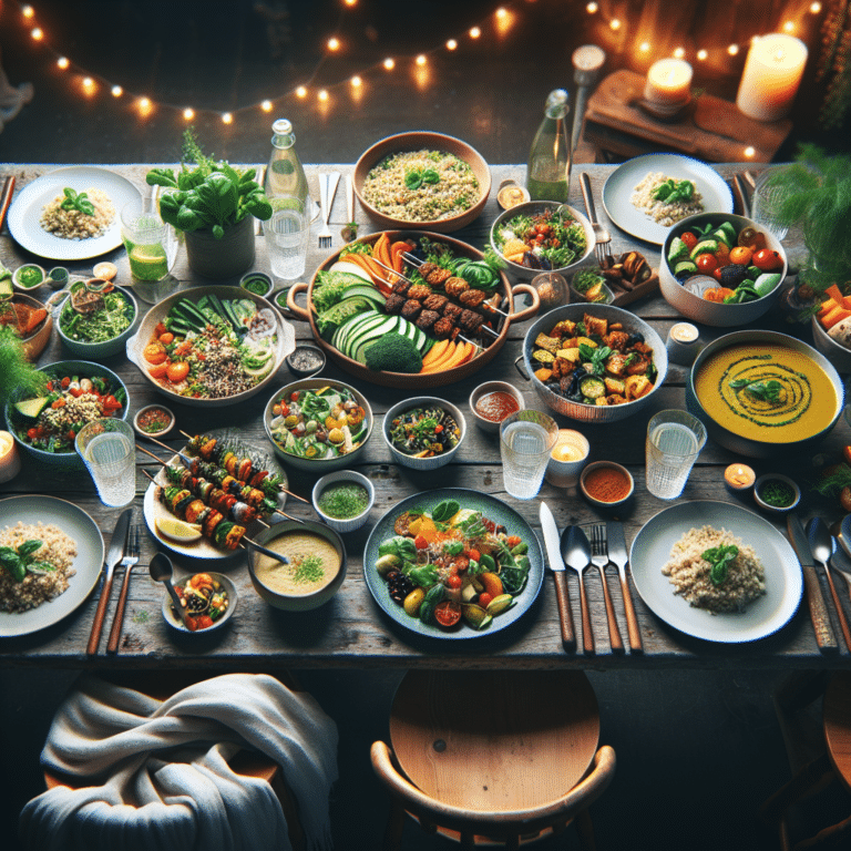 meal ideas for an affordable vegan dinner party