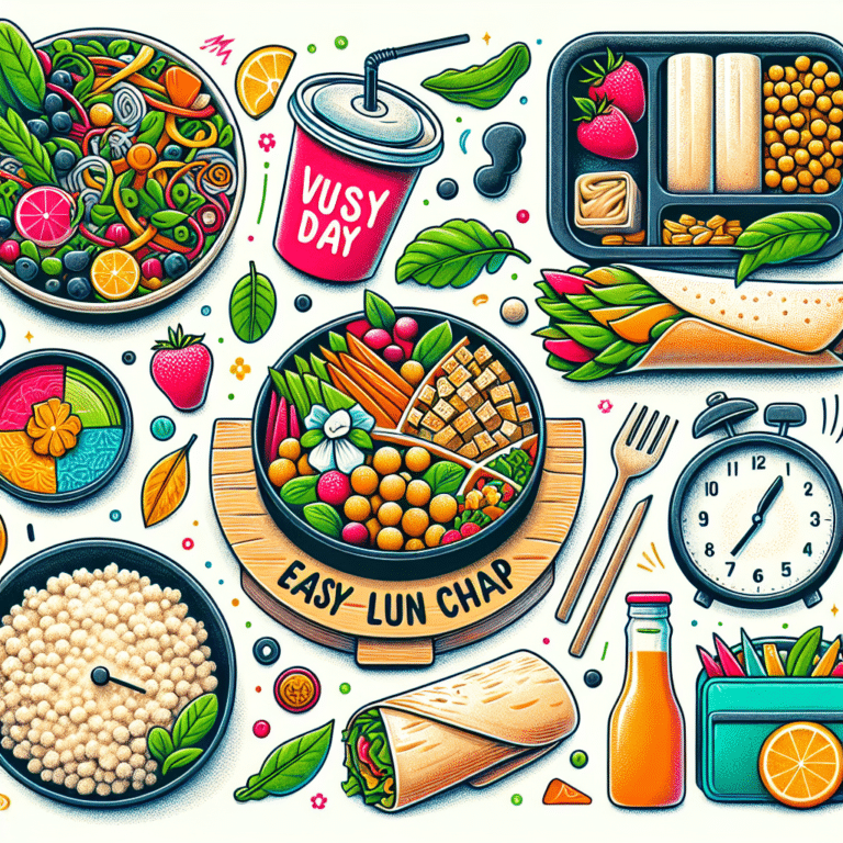 easy and cheap vegan lunches for busy days
