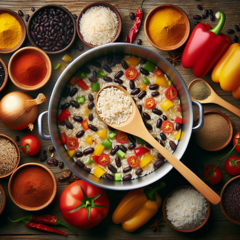 easy vegan rice and beans recipes